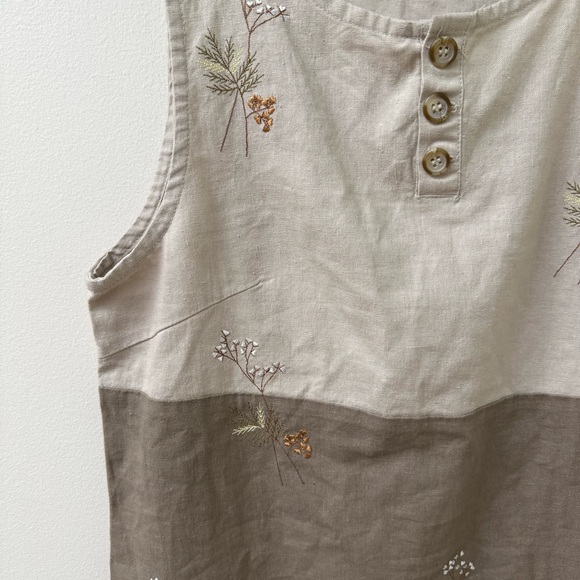 Jenna Lane Cotton Colorblock Dress - Picture 4 of 9